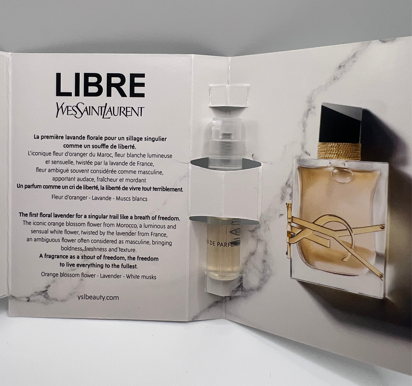 Échantillon libre eau de parfum