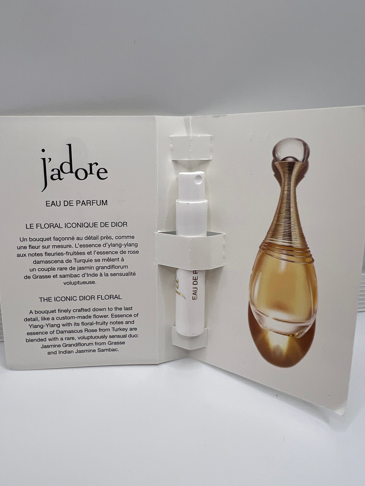 Echantillon j’adore eau de parfum