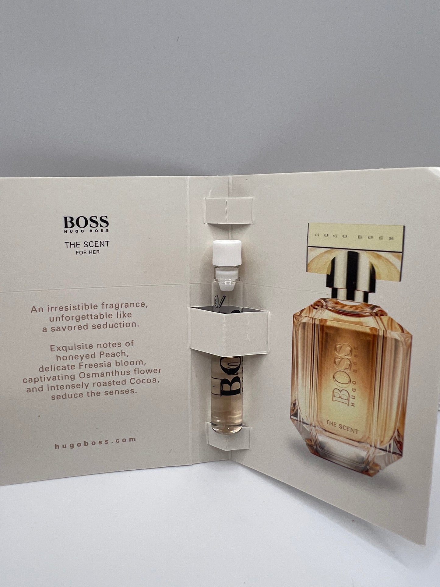 Echantillon hugo boss the scent