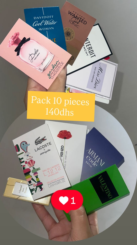 Pack 10 echantillons